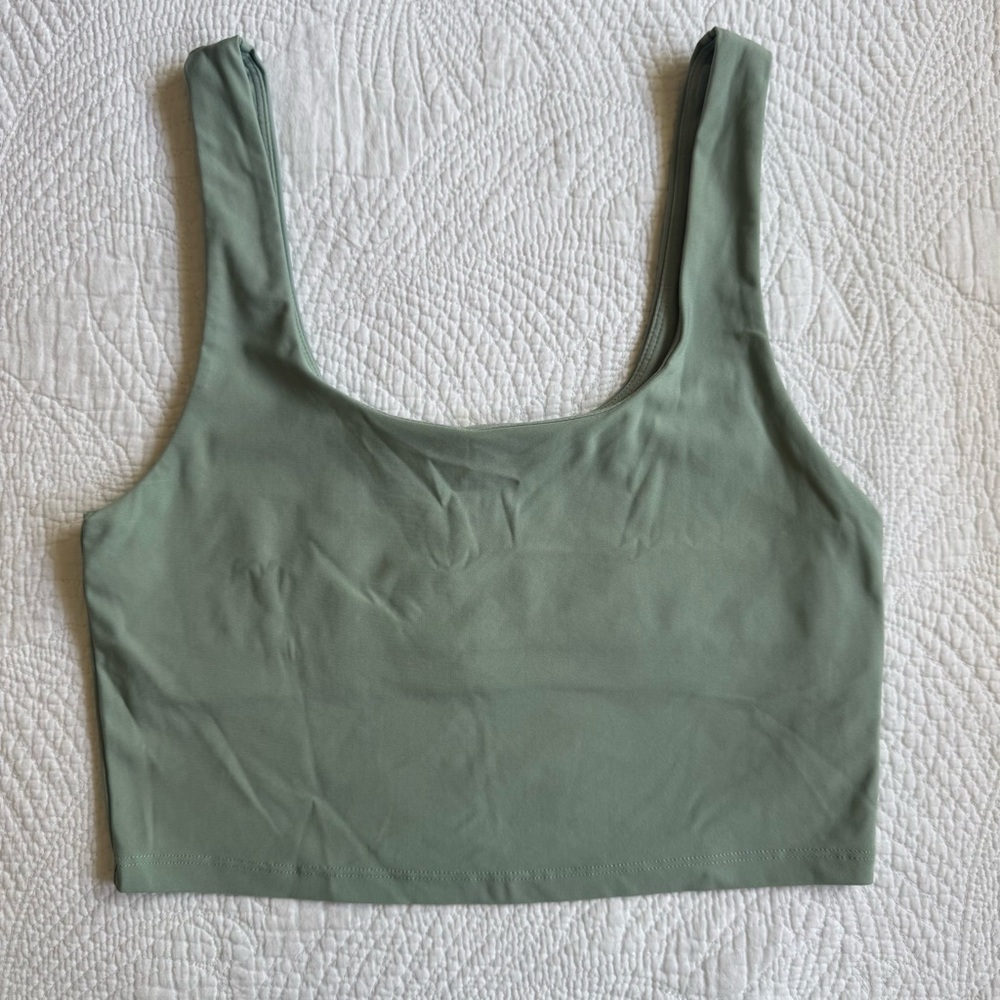 Fabletics Crop Square Neck Tank - S